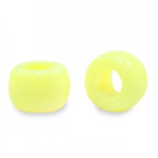 Acrylic beads rondelle 9mm Yellow